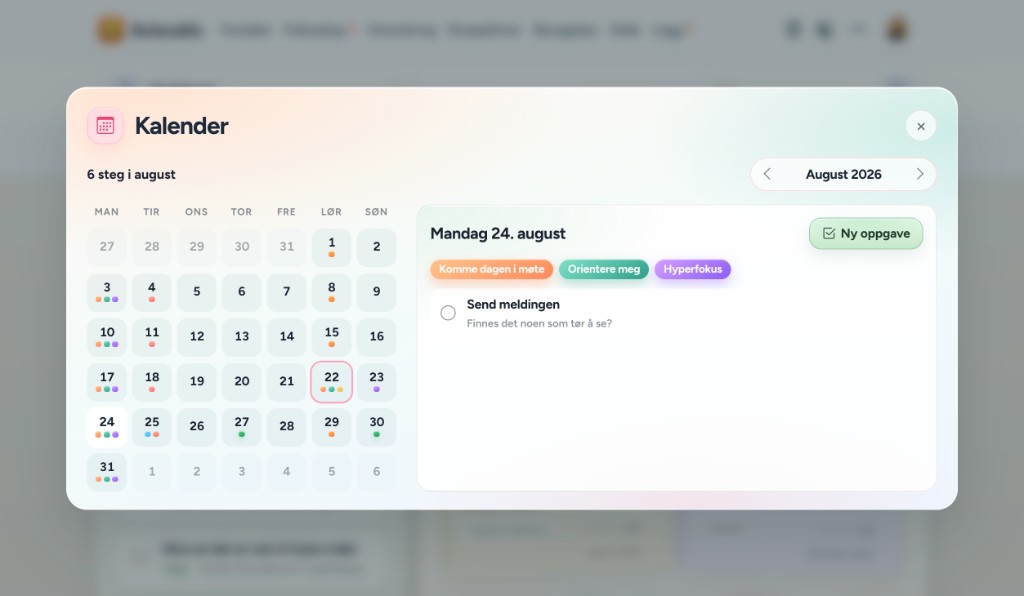 Kalenderen i sonebyggeren