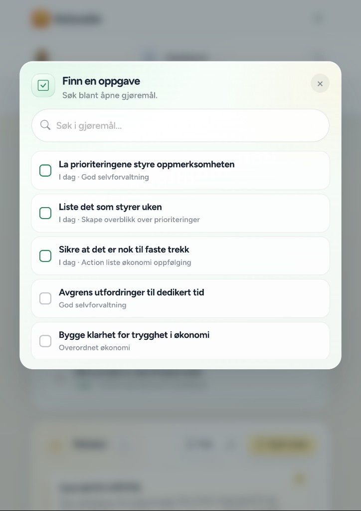 Finn en oppgave